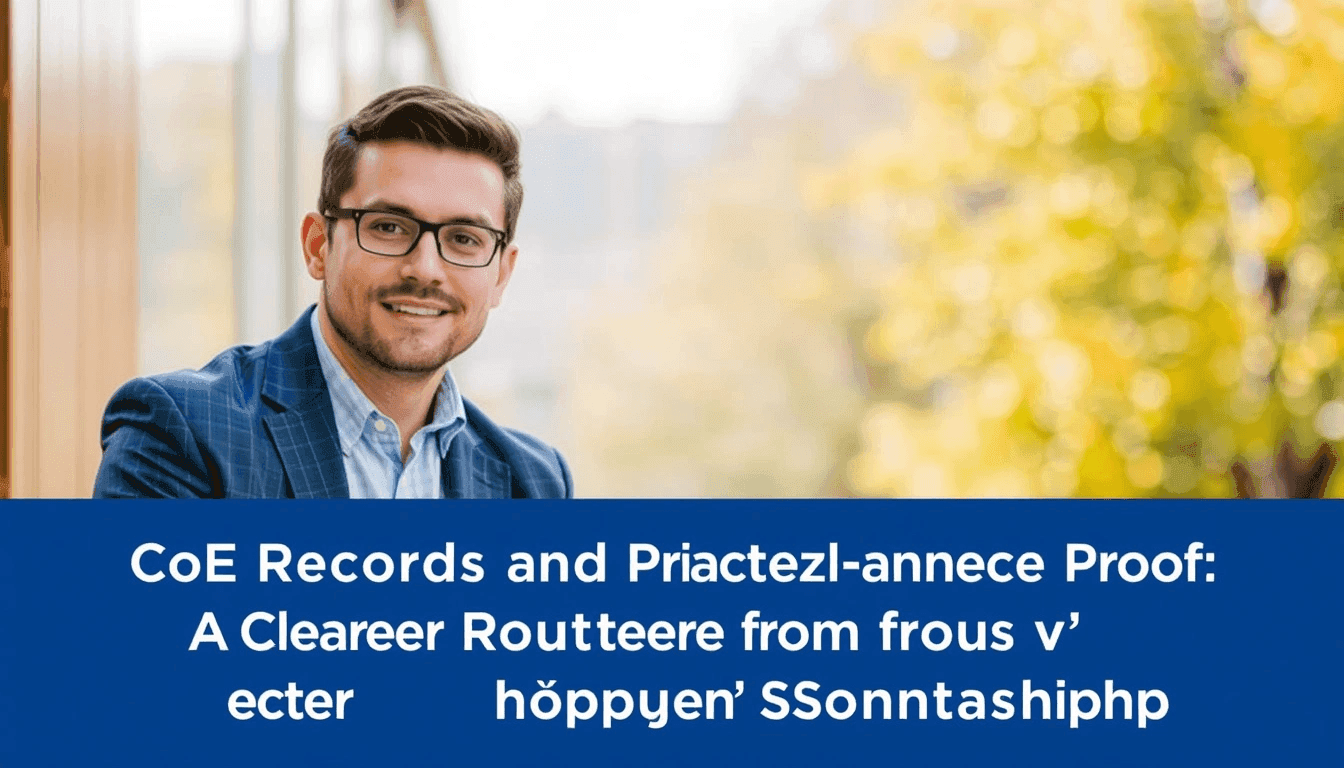 CoE Records and Practical-Placement Proof: A Clearer Route from Study to Employer Sponsorship