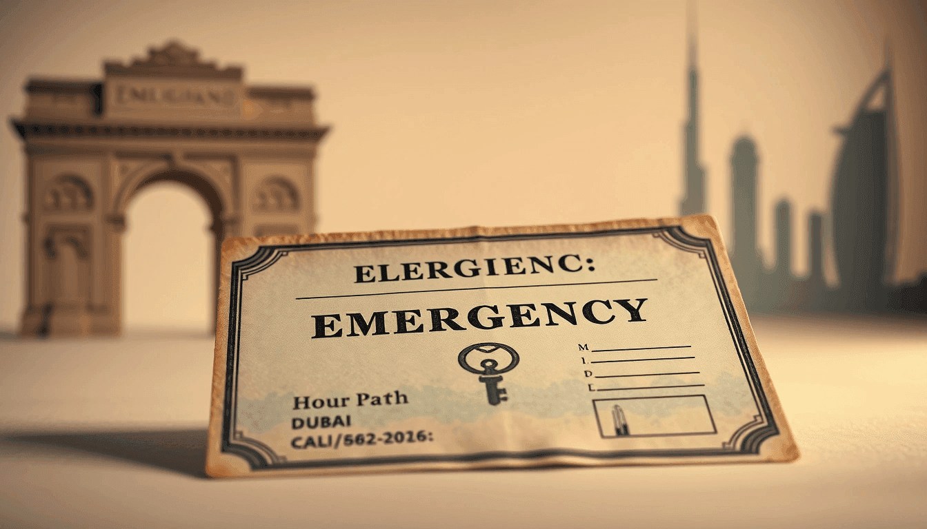 Getting an Emergency Certificate in India to Return to Dubai: A Step-by-Step Guide