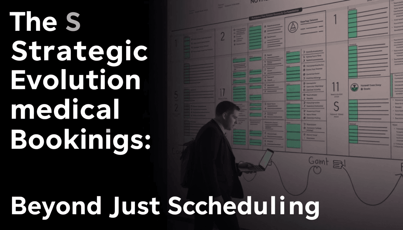 The Strategic Evolution of Medical Bookings: Beyond Just Scheduling