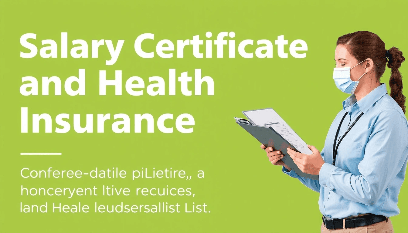 Salary Certificates and Health Insurance Details—Consulates Enforce Clear Document Lists