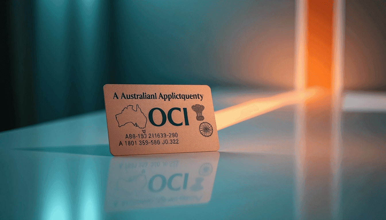 Applying for Your OCI Card from Australia: A Step-by-Step Guide for Indian Citizens