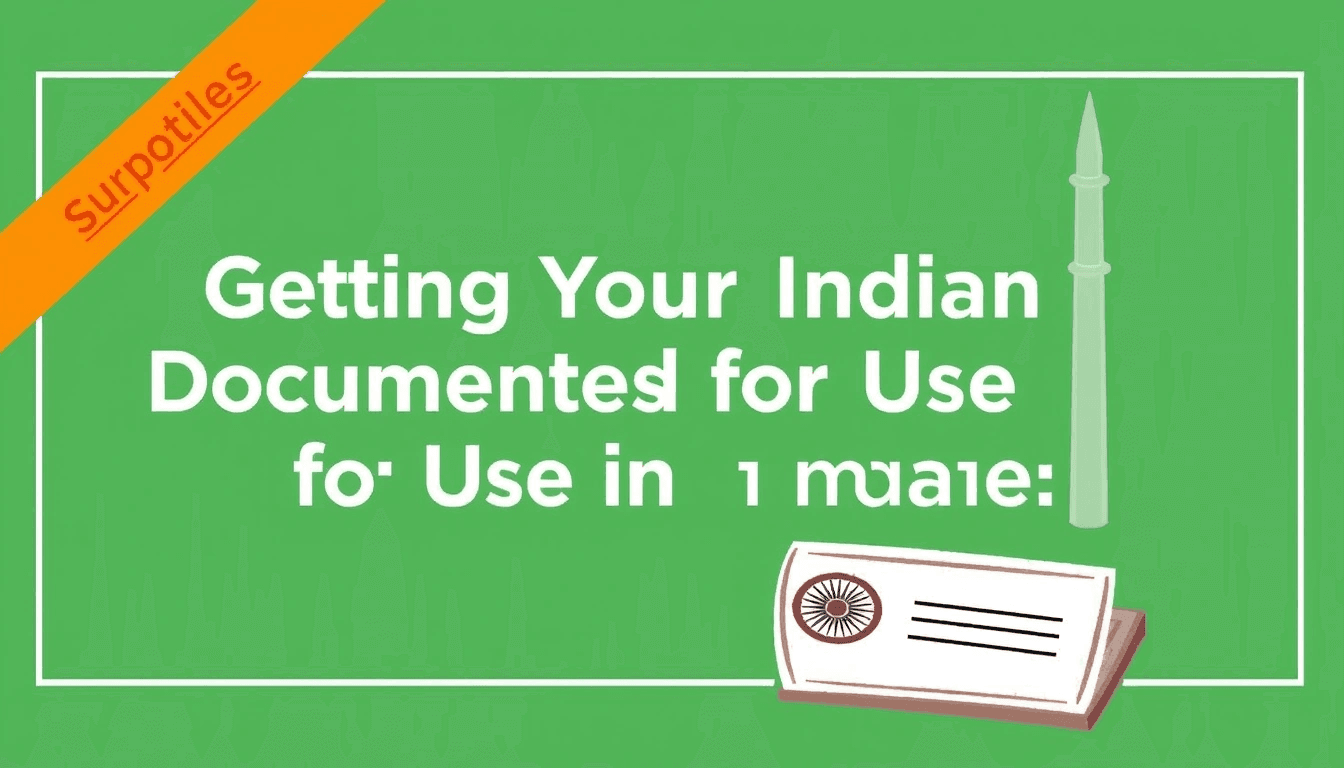 Getting Your Indian Documents Apostilled for Use in UAE: A Practical Guide