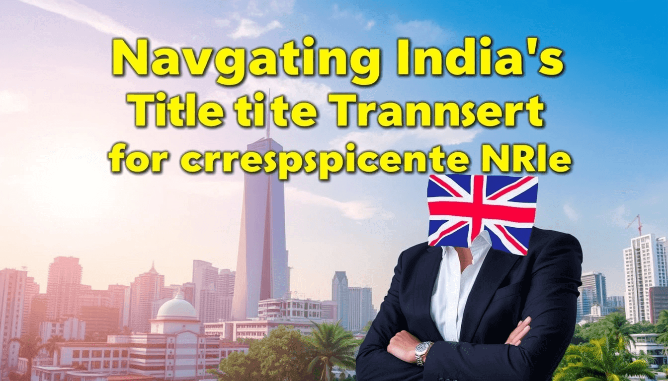 Navigating India's Property Title Transfer for Australian NRIs: A Comprehensive Guide